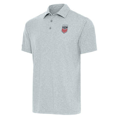 USWNT Antigua Par 3 Polo - Heather Gray