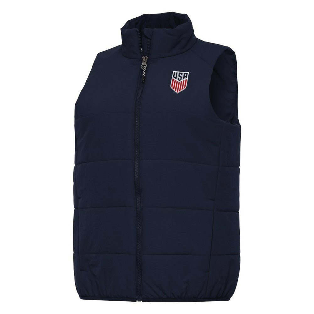 USMNT Antigua Women's Experience Full-Zip Vest - Navy