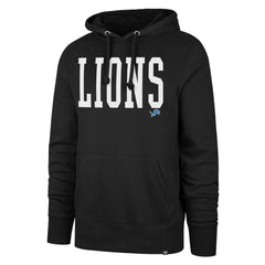 Detroit Lions '47 Dime Headline Pullover Hoodie Black - 47 brand