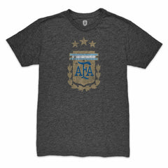 Alexis Mac Allister Argentina National Team 1863FC Player Retro Tri-Blend T-Shirts - Heather Black