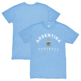 Argentina National Team 1863FC Three-Time World Champions Tri-Blend T-Shirts - Light Blue