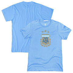 Argentina National Team 1863FC Badge T-Shirts - Light Blue