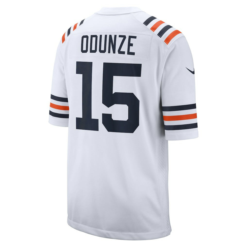 Rome Odunze Chicago Bears Alternate Game Jersey - White | NFL Jerseys