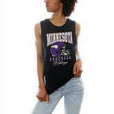 Minnesota Vikings Gameday Couture Women's Preseason Opener Racerback Tank Top Black - NFL