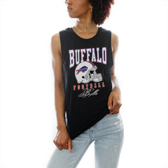 Buffalo Bills Gameday Couture Women's Preseason Opener Racerback Tank Top Black - NFL
