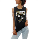 Pittsburgh Steelers Gameday Couture Women's Preseason Opener Racerback Tank Top Black - NFL