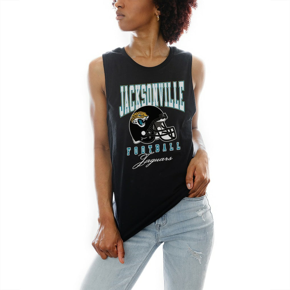 Jacksonville Jaguars Gameday Couture Women's Preseason Opener Racerback Tank Top Black - NFL