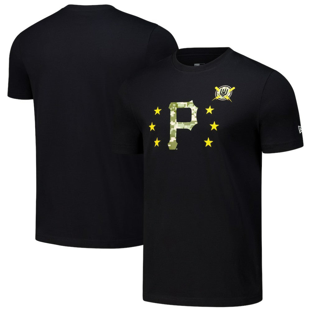 Pittsburgh Pirates New Era 2024 Armed Forces Day T-Shirt Lifestyle