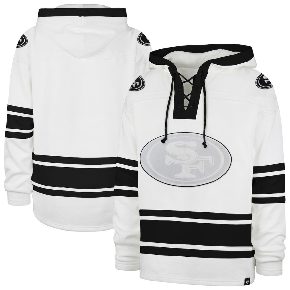 San Francisco 49ers '47 After Image Superior Lacer with Hood White - 47 brand