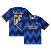 NBA - Golden State Warriors Authmade x NBA Soccer Kit Fashion Jersey - Blue