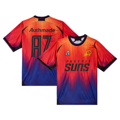 NBA - Phoenix Suns Authmade x NBA Soccer Kit Fashion Jersey - Orange