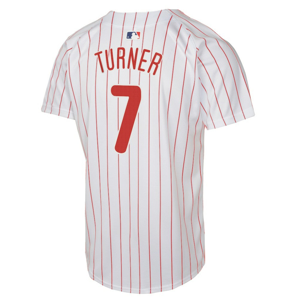 Trea Turner Philadelphia Phillies Nike Youth Home Game Player Jersey - White | MLB Jerseys