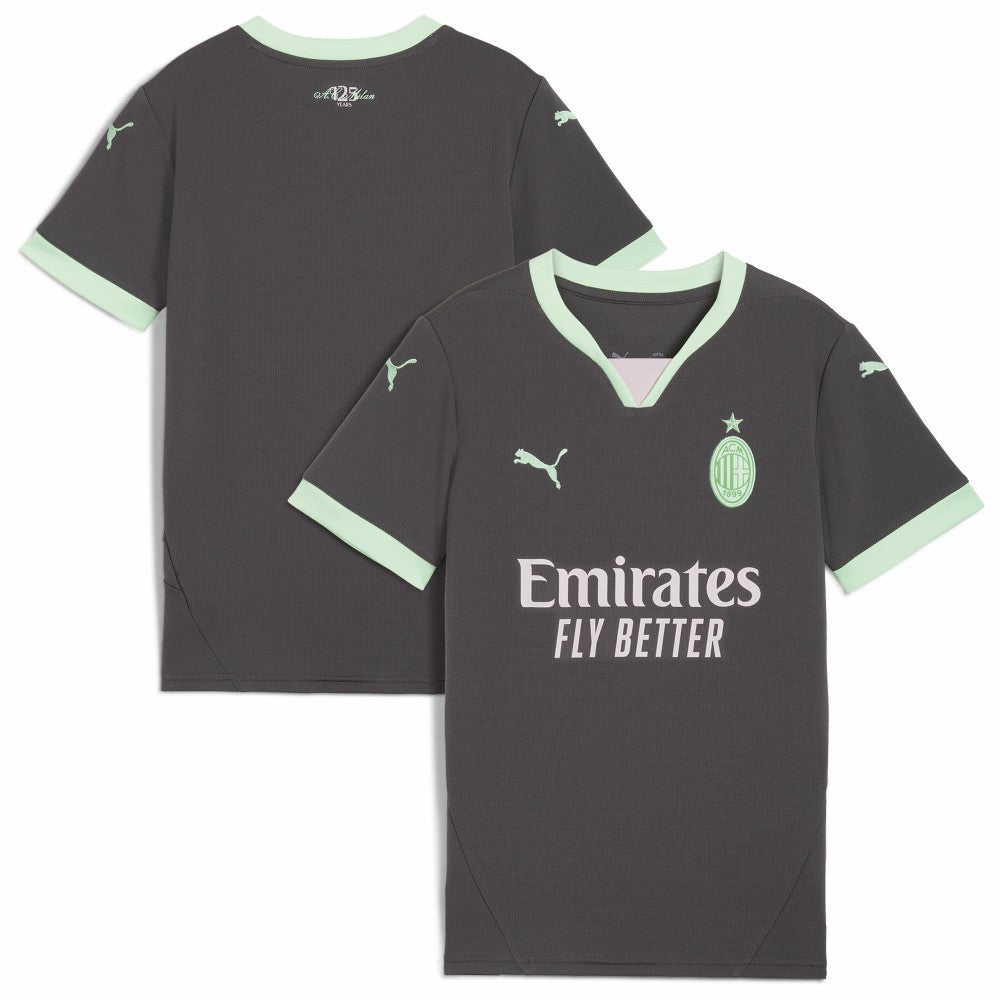 Puma AC Milan Youth 2024/25 Third Replica Jerseys - Charcoal
