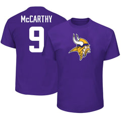 J.J. McCarthy Minnesota Vikings Big & Tall Name & Number T-Shirt Purple - Fanatics