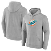 Miami Dolphins Deliver Fleece Pullover Hoodie Heather Gray - Fanatics