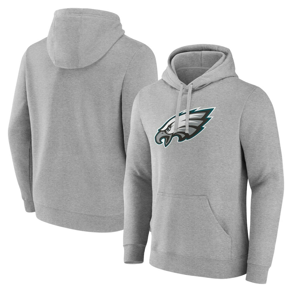 Philadelphia Eagles Deliver Fleece Pullover Hoodie Heather Gray - Fanatics
