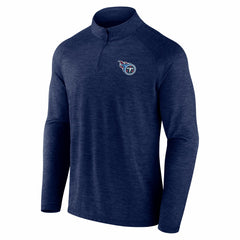Tennessee Titans Head-to-Head Raglan Quarter-Zip Jacket Navy - Fanatics