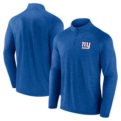 New York Giants Head-to-Head Raglan Quarter-Zip Jacket Royal - Fanatics