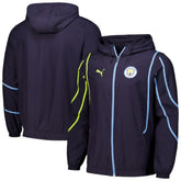 Puma Manchester City 2024/25 Pre-Match Anthem dryCELL Full-Zip Hoodie Jacket - Navy