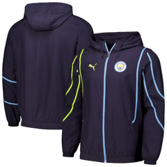 Puma Manchester City 2024/25 Pre-Match Anthem dryCELL Full-Zip Hoodie Jacket - Navy