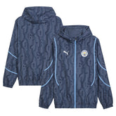 Puma Manchester City 2024/25 Pre-Match Anthem dryCELL Full-Zip Hoodie Jacket - Blue