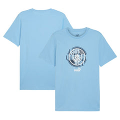 Puma Manchester City ftblCulture T-Shirts - Light Blue
