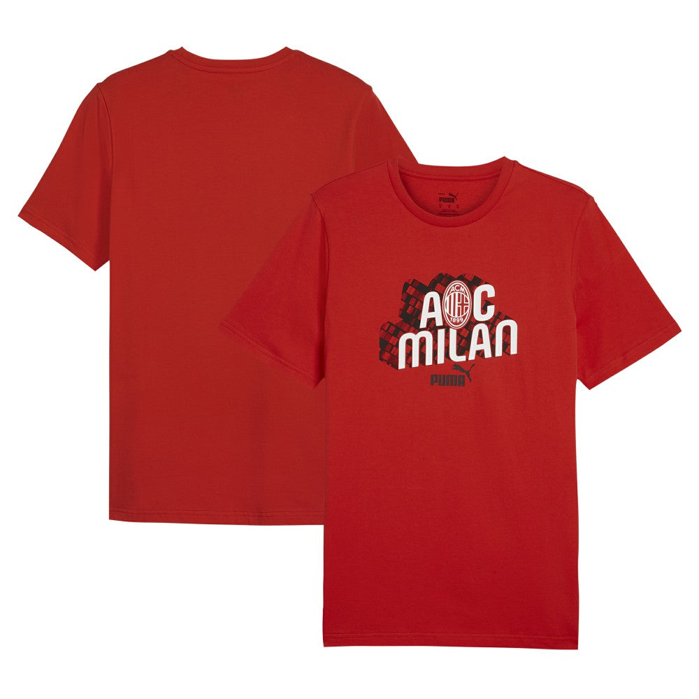 Puma AC Milan ftblCulture T-Shirts - Red