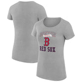 Boston Red Sox G-III 4Her by Carl Banks Women's Super-Slim Fit Lightweight Team Logo Graphic T-Shirt Online