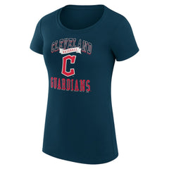 Cleveland Guardians G-III 4Her by Carl Banks Women's Super-Slim Fit Lightweight Team Logo Graphic T-Shirt discount
