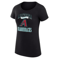 Arizona Diamondbacks G-III 4Her by Carl Banks Women's Super-Slim Fit Lightweight Team Logo Graphic T-Shirt Lifestyle