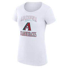 Arizona Diamondbacks G-III 4Her by Carl Banks Women's Super-Slim Fit Lightweight Team Logo Graphic T-Shirt Clearance