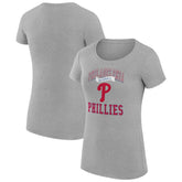 Philadelphia Phillies G-III 4Her by Carl Banks Women's Super-Slim Fit Lightweight Team Logo Graphic T-Shirt discount
