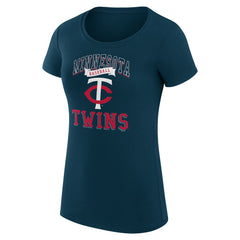 Minnesota Twins G-III 4Her by Carl Banks Women's Super-Slim Fit Lightweight Team Logo Graphic T-Shirt Lifestyle