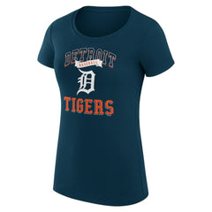 Detroit Tigers G-III 4Her by Carl Banks Women's Super-Slim Fit Lightweight Team Logo Graphic T-Shirt On Sale