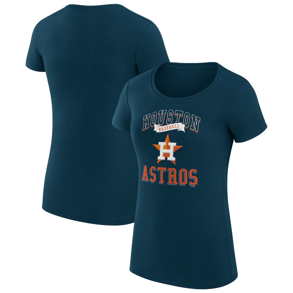 Houston Astros G-III 4Her by Carl Banks Women's Super-Slim Fit Lightweight Team Logo Graphic T-Shirt Sale