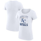Kansas City Royals G-III 4Her by Carl Banks Women's Super-Slim Fit Lightweight Team Logo Graphic T-Shirt Sale