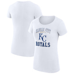 Kansas City Royals G-III 4Her by Carl Banks Women's Super-Slim Fit Lightweight Team Logo Graphic T-Shirt Sale