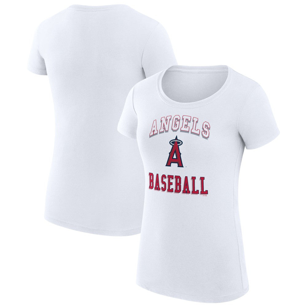 Los Angeles Angels G-III 4Her by Carl Banks Women's Super-Slim Fit Lightweight Team Logo Graphic T-Shirt Online