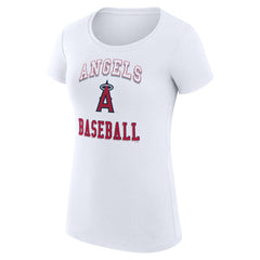 Los Angeles Angels G-III 4Her by Carl Banks Women's Super-Slim Fit Lightweight Team Logo Graphic T-Shirt Online