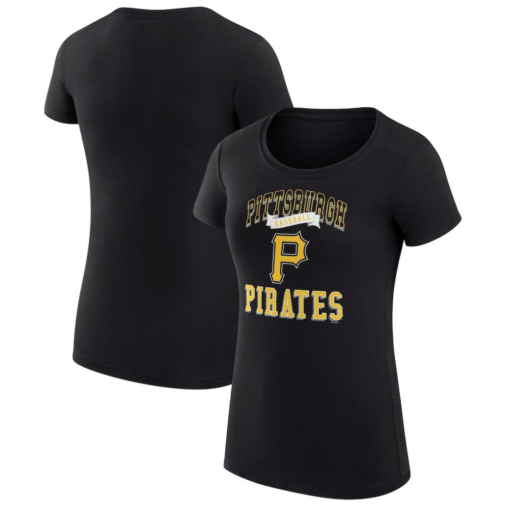 Pittsburgh Pirates G-III 4Her by Carl Banks Women's Super-Slim Fit Lightweight Team Logo Graphic T-Shirt On Sale