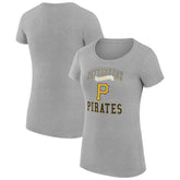 Pittsburgh Pirates G-III 4Her by Carl Banks Women's Super-Slim Fit Lightweight Team Logo Graphic T-Shirt Online