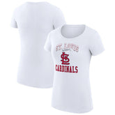 St. Louis Cardinals G-III 4Her by Carl Banks Women's Super-Slim Fit Lightweight Team Logo Graphic T-Shirt discount