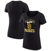 San Diego Padres G-III 4Her by Carl Banks Women's Super-Slim Fit Lightweight Team Logo Graphic T-Shirt Online