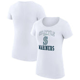 Seattle Mariners G-III 4Her by Carl Banks Women's Super-Slim Fit Lightweight Team Logo Graphic T-Shirt Sale