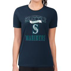 Seattle Mariners G-III 4Her by Carl Banks Women's Super-Slim Fit Lightweight Team Logo Graphic T-Shirt Near Me