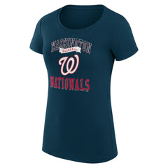 Washington Nationals G-III 4Her by Carl Banks Women's Super-Slim Fit Lightweight Team Logo Graphic T-Shirt for sale