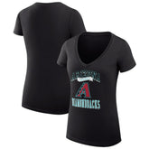 Arizona Diamondbacks G-III 4Her by Carl Banks Women's Super-Slim Fit Lightweight Team Logo Graphic V-Neck T-Shirt Online