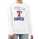 Texas Rangers G-III 4Her by Carl Banks Women's Team Logo Graphic Tri-Blend Fleece Pullover Sweatshirt for sale