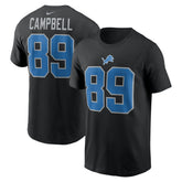 Dan Campbell Detroit Lions Retired Player Name & Number T-Shirt Black - Nike