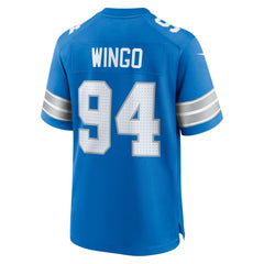 Mekhi Wingo Detroit Lions Team Game Jersey Blue - Nike